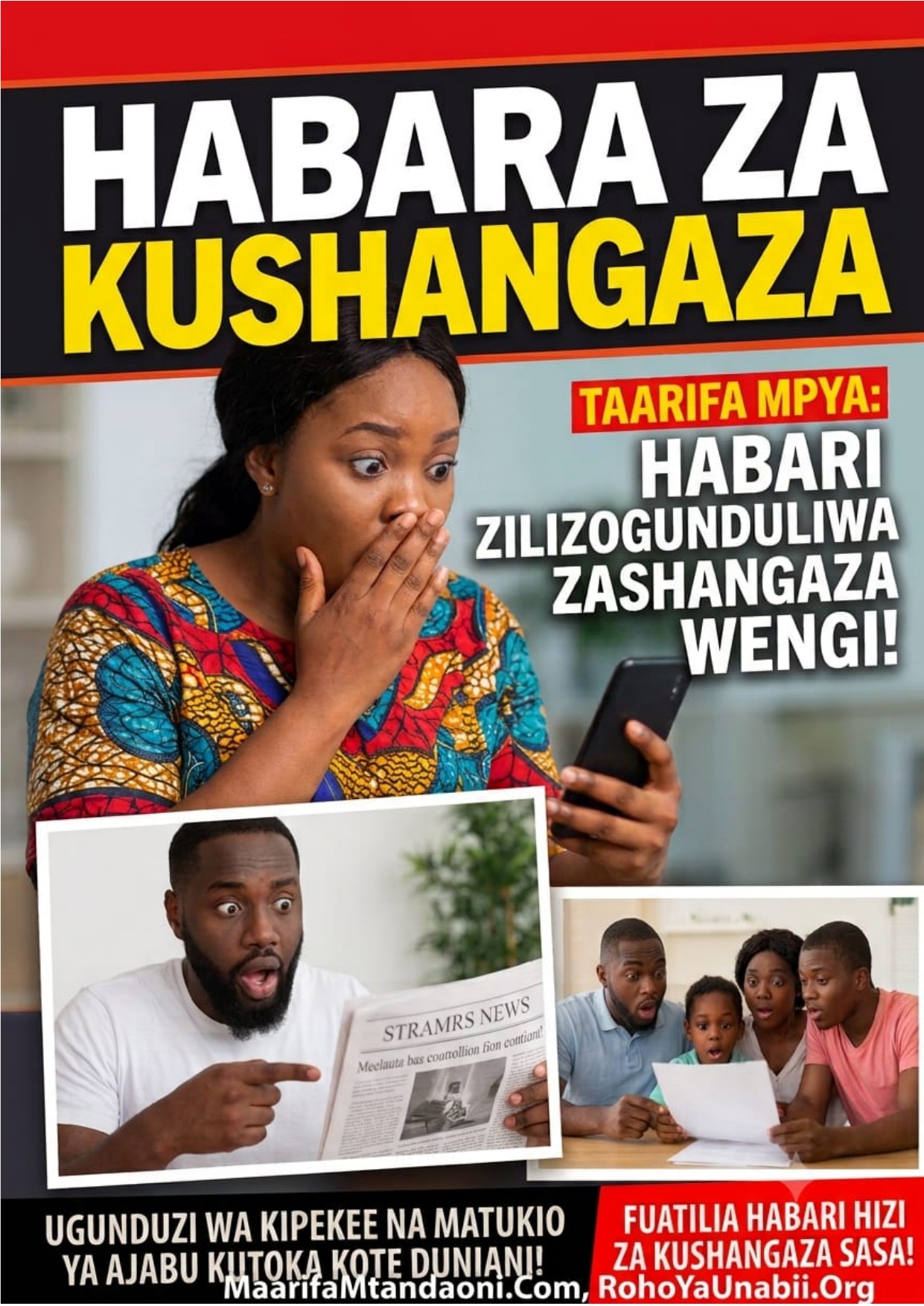 cover of HABARI ZA KUSHANGAZA